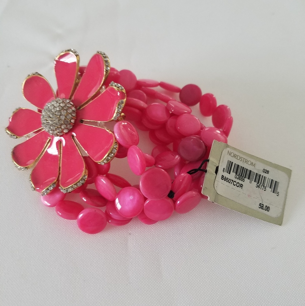 Fuchsia Flower bracelet